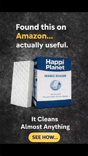 Happi Planet Magic Eraser | Pack of 4 #amazon #kitchen