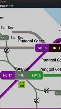 Changing the MRT map based on your comments Day 8. #mrt #smrt #singapore #map