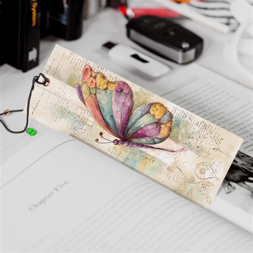 Vintage Butterfly Bookmarks Set | Printable Junk Journal Tags, Scrapbooking, Card Making, Digital Download JPG PNG - Etsy