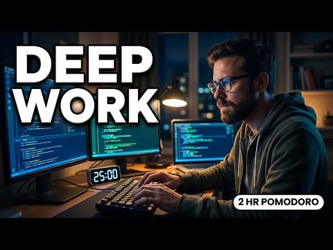 DEEP WORK | 4× 25/5 Pomodoro | Legacy Code Refactoring for Engineers #161 🛠️