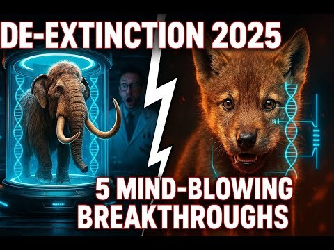 DE‑EXTINCTION IS HERE! 5 Breakthroughs of 2025 – Dire Wolves, Woolly Mammoth & More