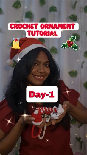 Encrochet|Workshops & Gifting| Bangalore | 🎁 CANDY CANE TUTORIAL 🎁🎄 Come back for a new tutorial everyday for this week!!!! . . . Crochet christmas candy cane, christmas candy cane,... | Instagram