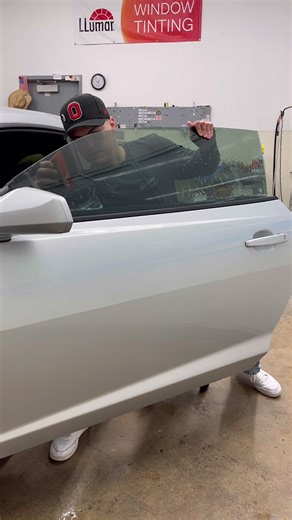 dirty ❌ clean ✅ #cleaningtiktok #tint #chevycamaro #windowtint #relax #sunday