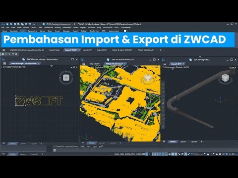 ZWCAD - Data Exchange 2 - Pembahasan Import dan Export di ZWCAD