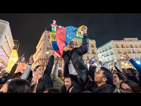 Venezuelans in Spain celebrate Maduro’s capture