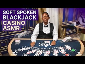 Unintentional ASMR Casino 🤵🏾 Smooth Soft Spoken Blackjack Dealer