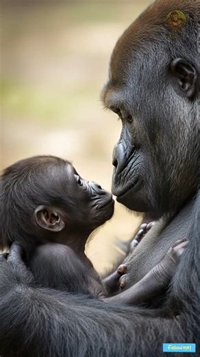 1.5M views · 24K reactions | Aww, love in every glance, Moment of Connection轢 #fblifestyle #babygorilla #wildlifelove | Family gorilla photos | Facebook