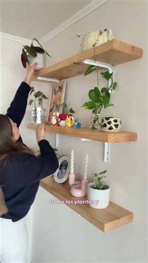 Haciendo mi depto mas ✨Pinterest✨ Hoy: repisas en el comedor 🪴 no es secreto que tengo muchas p...