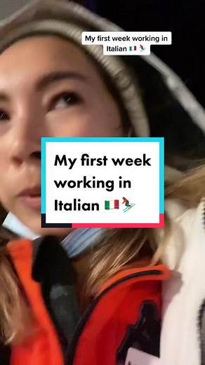 Random thoughts / experinces from my first week working in Italian 🇮🇹⛷ #americaninitaly #learningitalian #workingabroad