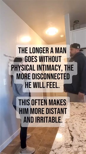 Before I write anything else I want to remind the men how important it is to pursue your wife's heart. She needs emotional connection before she feels safe to be physically connected. That being said we know there are so many men who are doing this and are still being neglected in the bedroom. So ladies this is simply a gentle reminder that your man is different from you. Just because you might not feel the need for intimacy doesn't mean he doesn't. And when you deprive him of that he feels so t