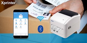 How 4-inch Label Printer Connected Via Bluetooth