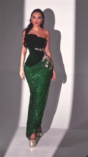 How To Create Glitter Pattern Style Dress For Your Party #fashion #beauty #bridal #modeling #pretty