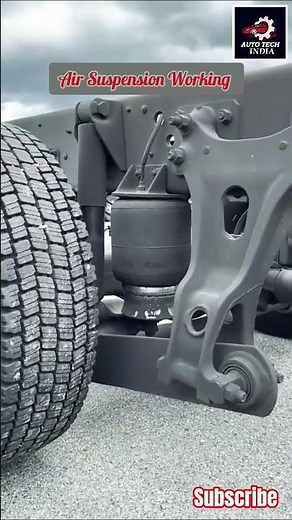 Air Suspension System Kaise kaam karta hai #suspension #air #pneumatic #shockabsorber #animation