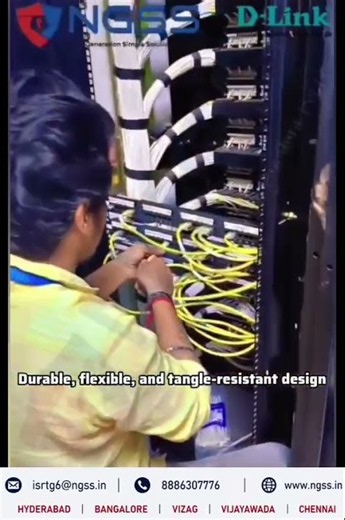 🔌 Professional Rack Dressing & Structured Cabling by NGSS
