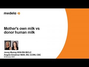 Mother's own milk vs donor human milk