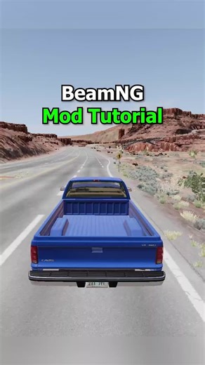 BeamNG Central on Instagram: "BeamNG mod tutorial! link in bio! #BeamNGReels #GamingReels #BeamNG #Gaming"