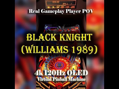 Black Knight 2000 (Williams 1989) - Visual Pinball X - 4k 120fps OLED VPX Virtual Pinball Machine