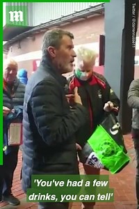 670K views · 3.5K reactions | Roy Keane did not approve of this Manchester United fan calling him a 'p**ck' ️郎 | Daily Mail Sport | Facebook