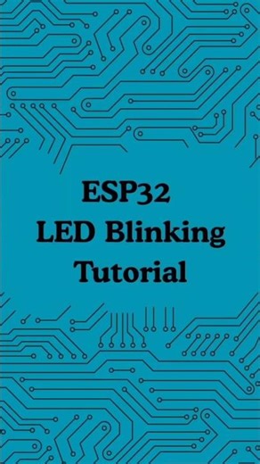 How to Blink an LED with ESP32 | Quick & Easy Project! #Shorts #microcontroller #programming