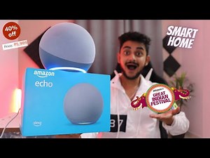 Alexa Echo 4th Gen Dolby Smart Speaker Unboxing & Review | Convert Any Home into Smart Home ! Echo🔥