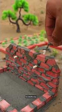 Mini Bricks Water Tap Construction Project | #shorts #miniatures #diy #building #water #villages