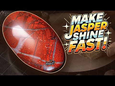 Shaping and Polishing Jasper – Lapidary Polishing Start to Finish