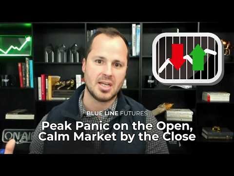 Peak Panic on the Open, Calm Market by the Close