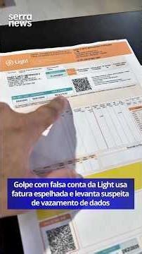 Scam using fake Light account with mirrored invoice raises suspicion of data breach.