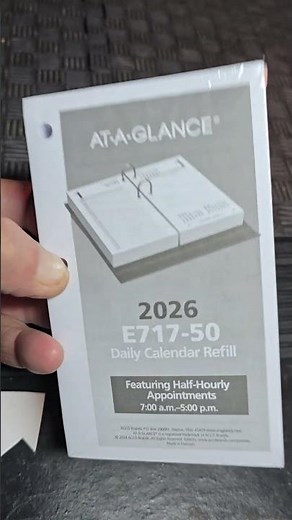 How I Archive Each Past Years Events With At a Glance Desk Calendar