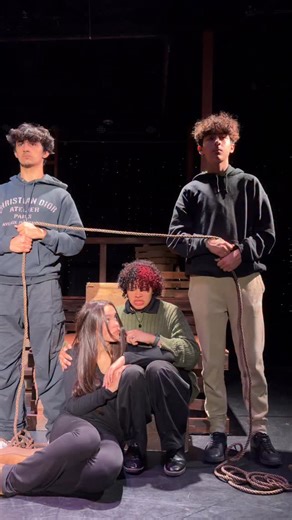 Miami Arts Charter School on Instagram: "Bumbrake shares her story with Molly, until Alf crashes the moment and a spark is made ✨👀 Peter and the Starcatcher | Feb 6 Tickets in bio 🎟️ #theatre #peterandthestarcatcher #troupe7590 #peterpan #miamiartscharterschool"