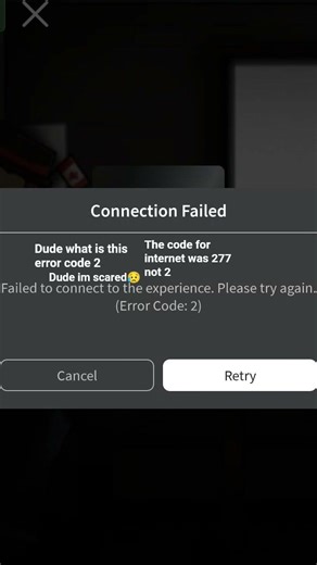 my first time i have this err code 2
