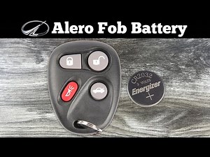 2001 - 2004 Oldsmobile Alero Key Fob Battery Replacement - How To Change Replace Remote Batteries