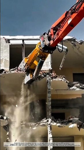 This Machine Makes Building Demolition Look Effortless!