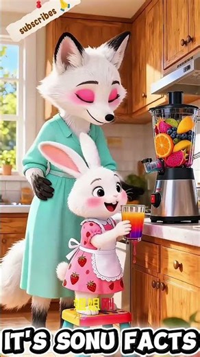 Fox Help Rabbit Child ❤️🎉🎉👉🐇🐇❤️❤️🦊🦊