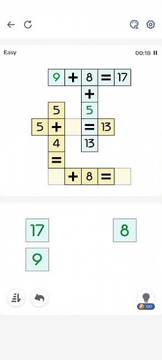 cross math easy level 1