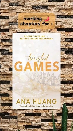 Marking spicy chapters on Twisted Games by Ana Huang for you #books #booktube #booktok #spicychapter