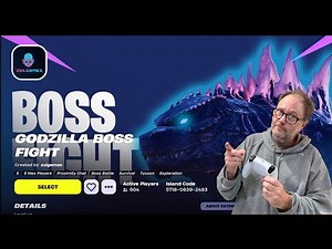 Playing Godzilla Boss Fight | Fortnite Creative Maps