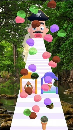 Stacky Icecream Runner Level 254 #shorts