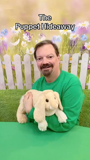 Puppet of the Day – Floppy Bunny Rabbit made by Folkmanis Puppets – The Puppet Hideaway with Eric Thomsen #thepuppethideaway #puppetoftheday #puppets #folkmanispuppets | The Puppet Hideaway