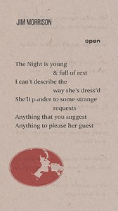 open. | Jim Morrison