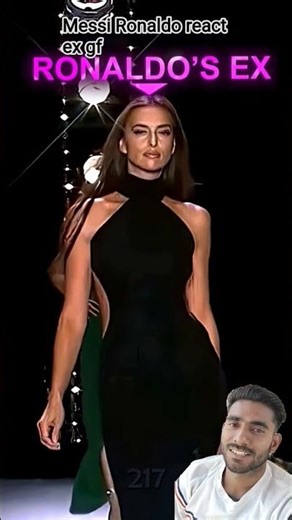 Ronaldo and messi react to neymar ex girlfriend #goat #football