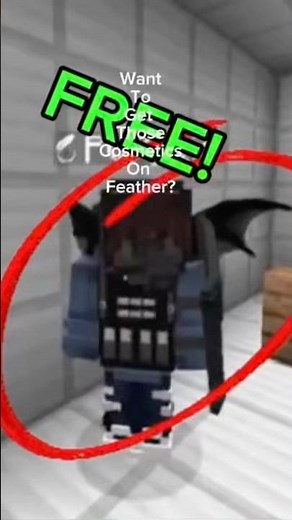 How to get FREE feather client cosmetics!!! #minecraft #feather #client #shorts