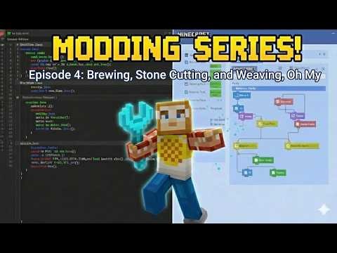 Modding Minecraft - Episode 4: Brewing, Stone Cutting, and Weaving, Oh My!