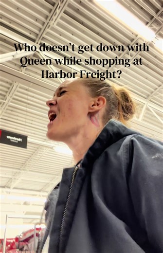 #fyp #queen #Home #shopping #classic @Harbor Freight single lady truck driver on home time. Who wouldn’t use Harbor Freight tools. It may not be luxury brand, but none of my Harbor Freight tools have ever failed me. And you really can’t beat their prices. Just sayin. Hmmm… wonder what she does in her home time!!! You would never guess!!! 🤣🤣🤣 also… no filter… all me.