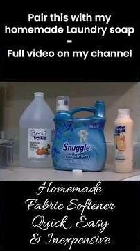 Stop Buying Fabric Softener—Make This Instead!