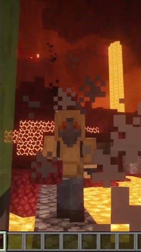 So einfach kannst du über Lava laufen! #minecraft #tutorial