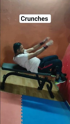 Crunches improve posture, reduce lower back strain and make you feel more stable #shorts #crunches