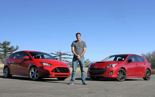 Feature Flick: Ford Focus ST vs. Mazdaspeed3 Hot Hatch Showdown