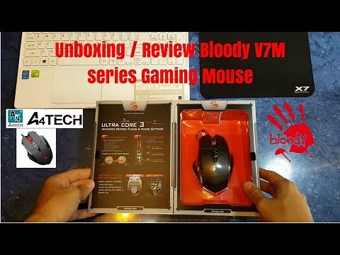 A4TECH Bloody V7M Gaming Mouse UNBOXING AND REVIEW