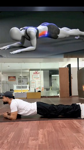 The Right Way to Do a Plank #fitness #shorts